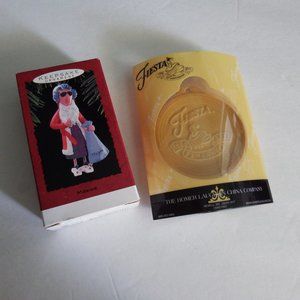 Set of 2 Holiday Ornaments Fiesta 75th Anniv/Maxine Keepsake